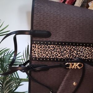 Michael Kors Eliza real calf hair NWT